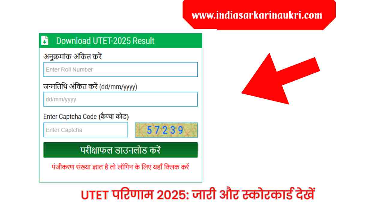 UTET Result 2025: Declared and Check Scorecard All Candidaets